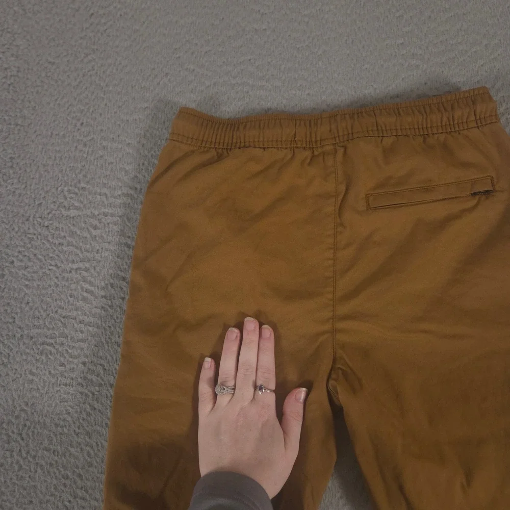 Old Navy Pants Boys XL Brown Built-In Flex Tapered Tech Quick Dry Stretch Chinos